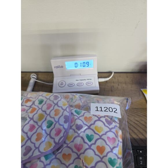 Roller Rabbit X Target Pajama Set Womens Medium Heart Print Scalloped Hem - Picture 8 of 8